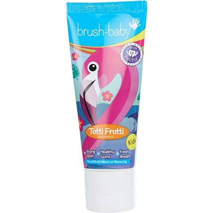 

Зубная паста Tutti Frutti для детей от 3 лет и старше, фруктовый вкус, с ксилитом и фтором, Brush-Baby