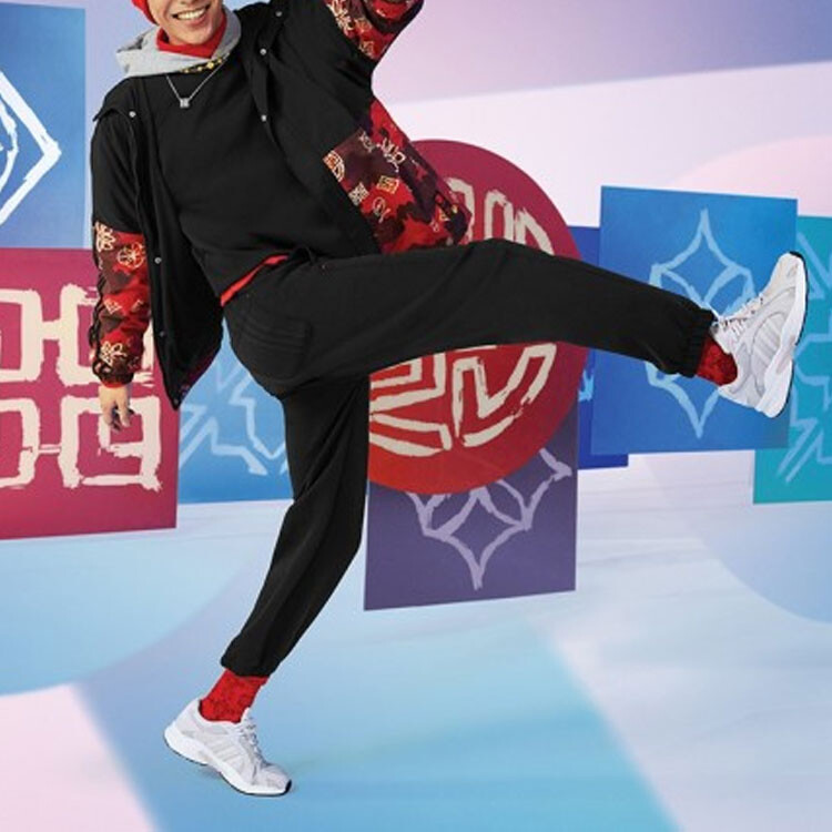 Куртка мужская черная/красная Adidas Neo, черный/красный — фото 3