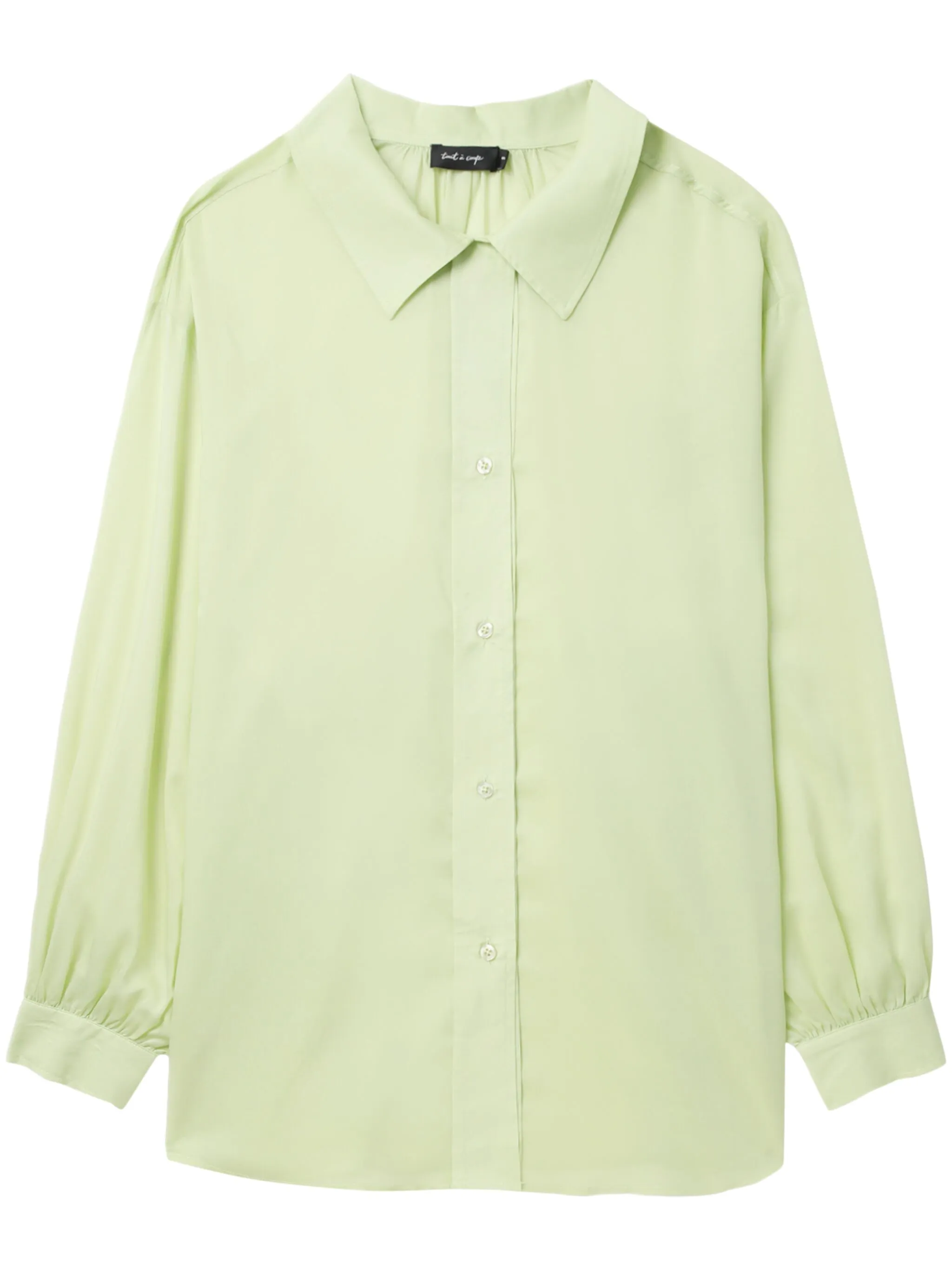 

Рубашка со сборками Tout A Coup, зеленый