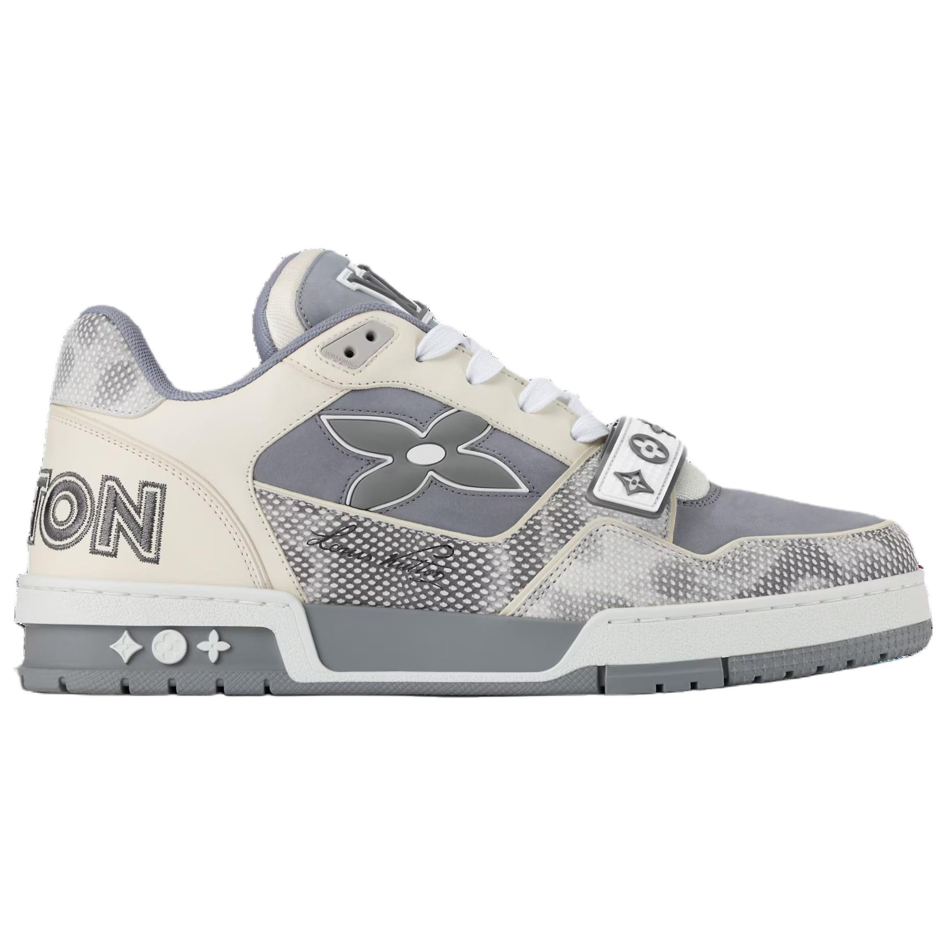 Тренировочные кроссовки low top для скейтбординга мужские gray LOUIS VUITTON — фото 3