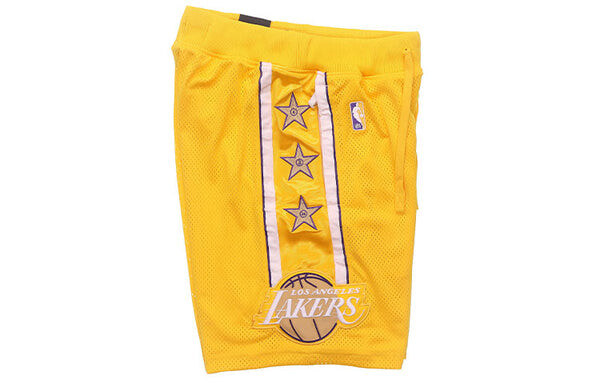 Шорты баскетбольные шорты nba los angeles lakers sw fan edition Nike, желтый — фото 3