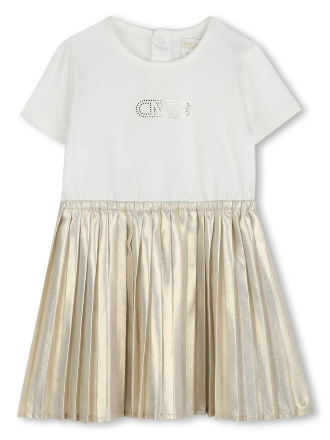 

Платье с короткими рукавами Michael Kors Kids, белый