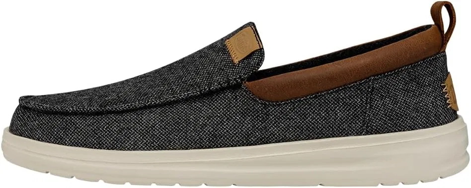 Мужские мокасины Hey Dude Wally Grip Moc из шерсти HEYDUDE, Charcoal