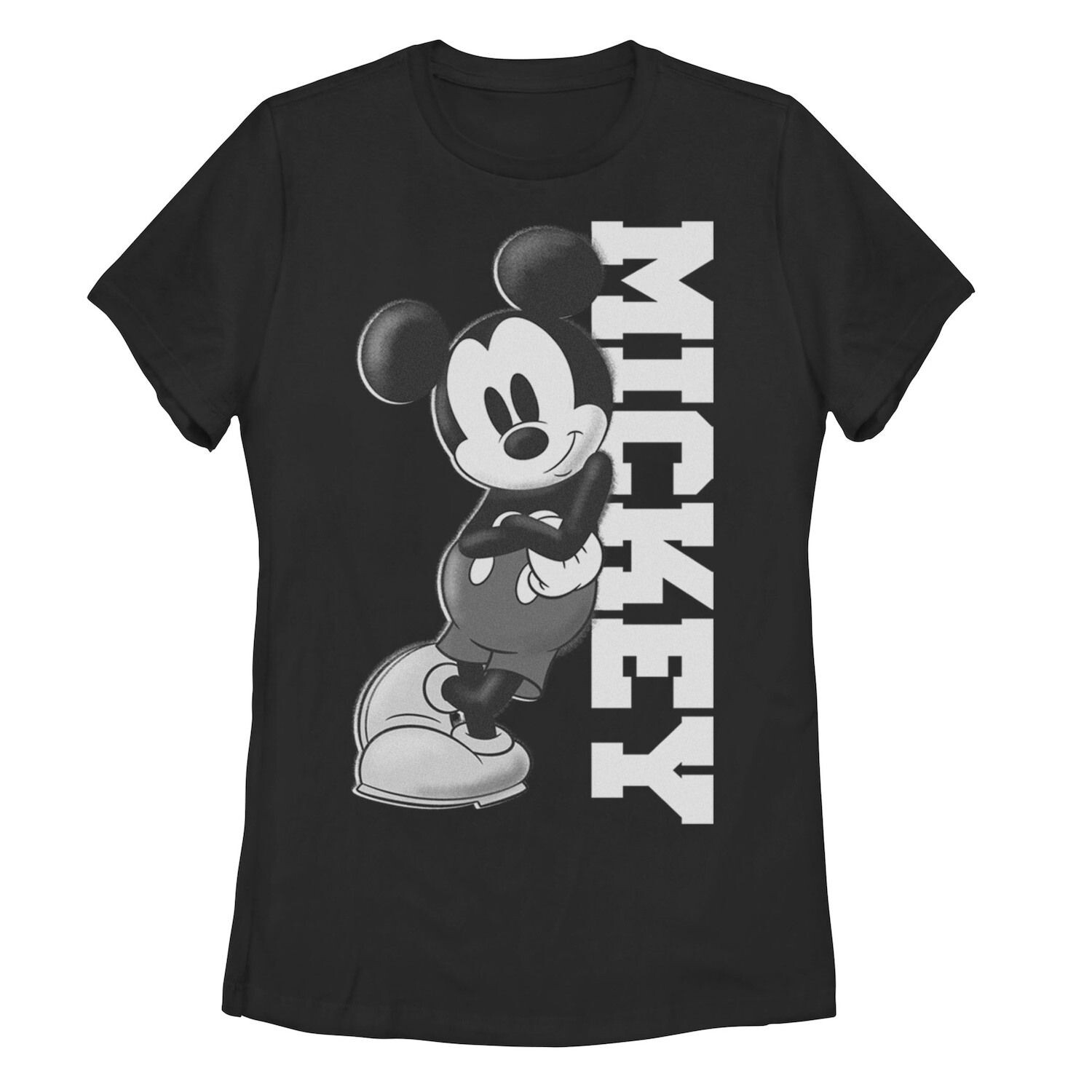 

Футболка с изображением наклоненного имени Микки Мауса Disney для юниоров Licensed Character
