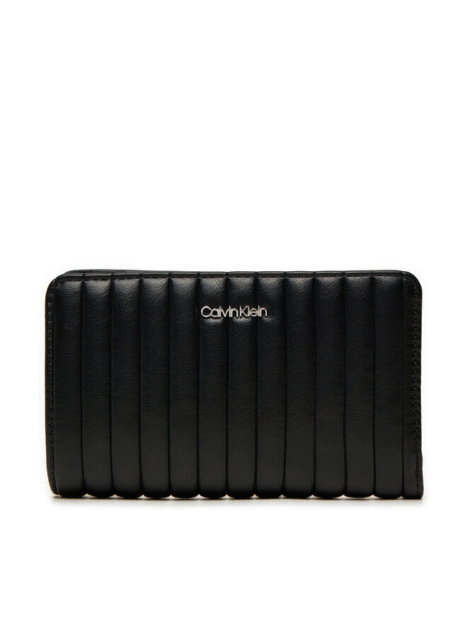 

Кошелек Calvin Klein Mini Line Quilt Medium Bifold K60K613063, черный