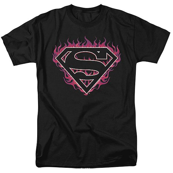 

Футболка с коротким рукавом Superman fuchsia flames Licensed Character