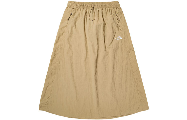 

Повседневная длинная юбка женская хаки The North Face