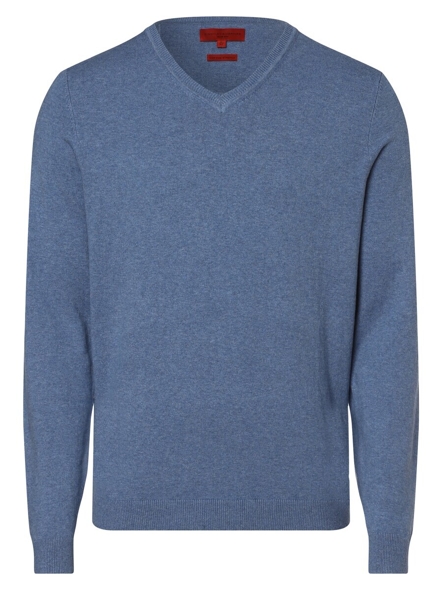 

Свитер с v-образным вырезом Finshley & Harding Sweater, пыльно-голубой