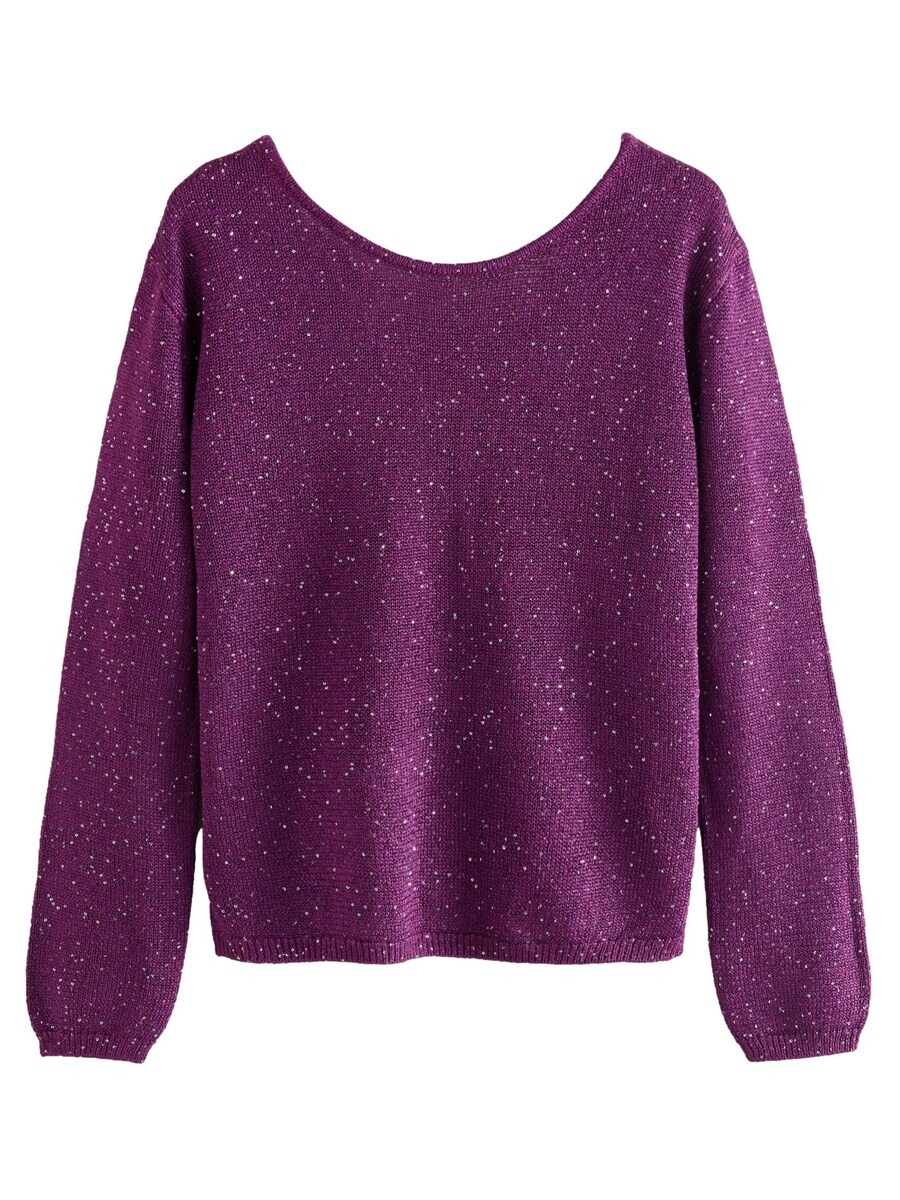 

Тонкий вязаный свитер Next Sweater, темно-фиолетовый