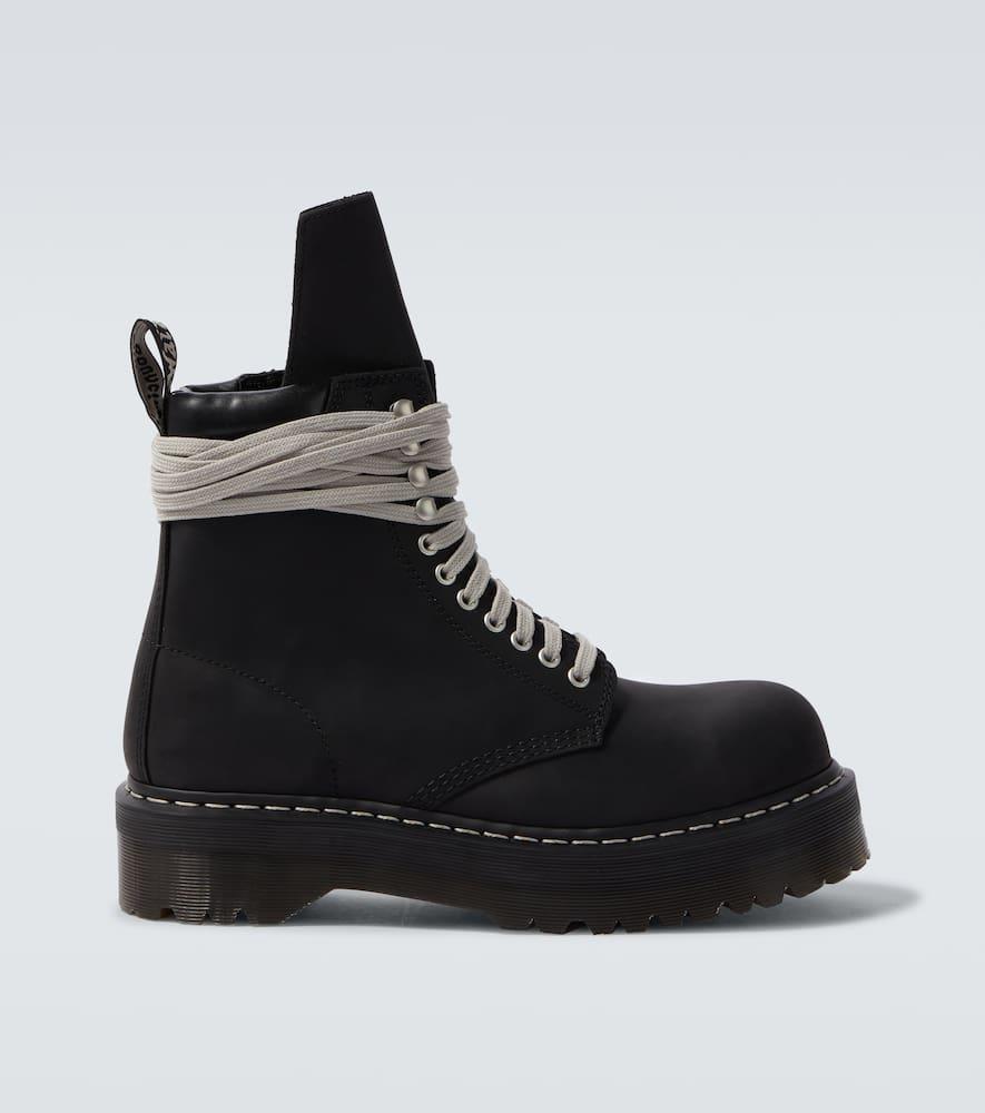 

Кожаные ботинки Dr Martens на шнуровке Rick Owens, Black