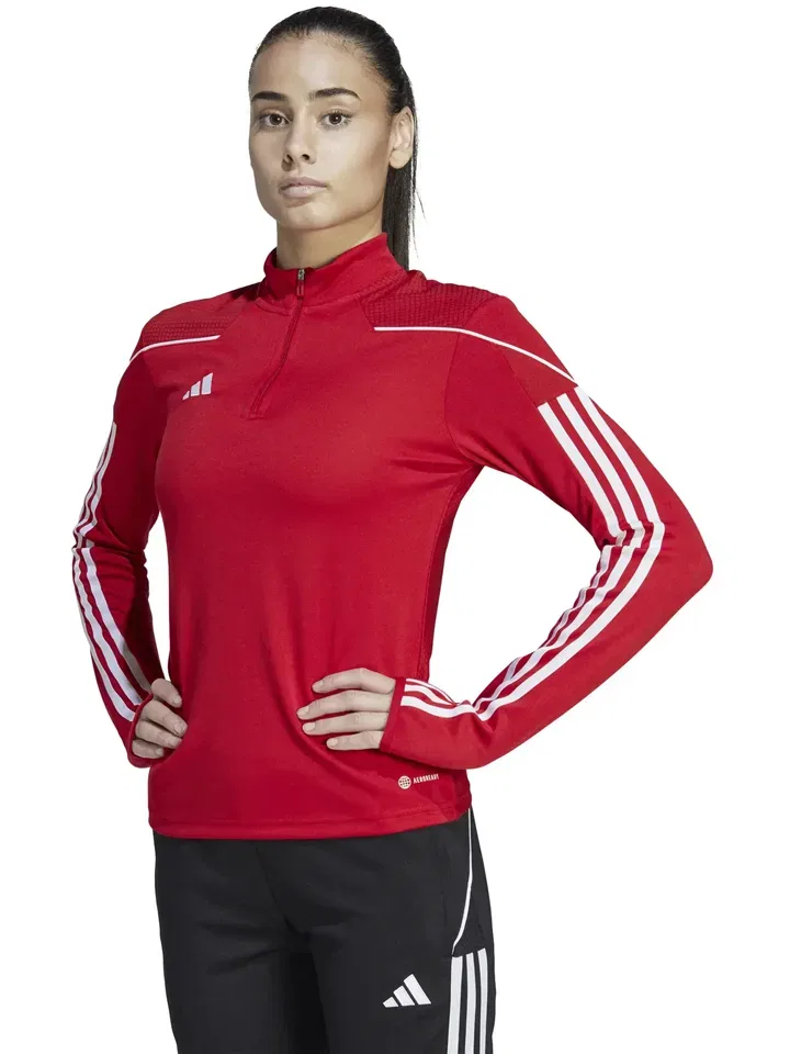 Функциональное лонгслив Tiro 23 Adidas, красный — фото 2