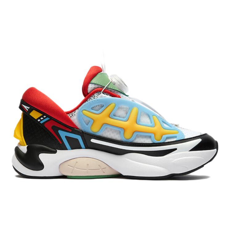 FILA KIDS Боа противоскользящие износостойкие низкие детские беговые кроссовки White Black для подростков — фото 3