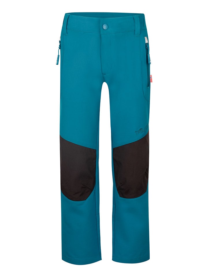 

Trollkids Брюки из софтшелла «Lysefjord» сине-черного цвета