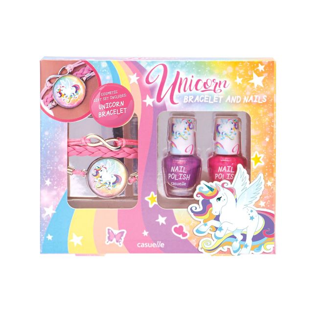 

Детский браслет и лак для ногтей Casuelle Unicorn Treffina
