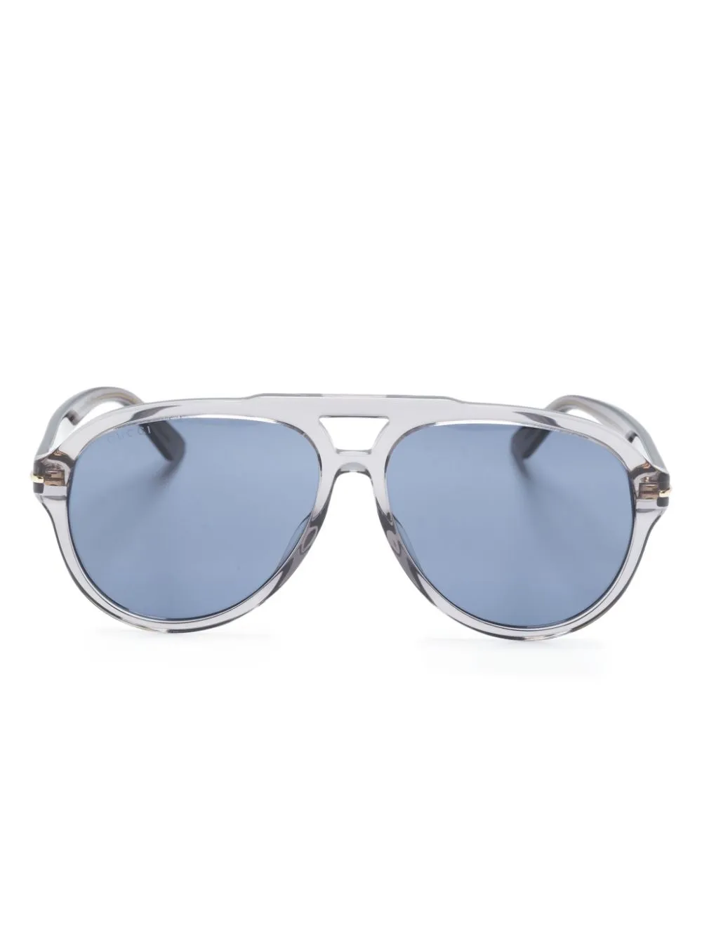 

Солнцезащитные очки в массивной оправе с логотипом Gucci Eyewear, серый