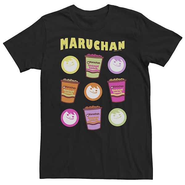 

Футболка Maruchan с неоновым логотипом и иконкой чашки Big & Tall Licensed Character