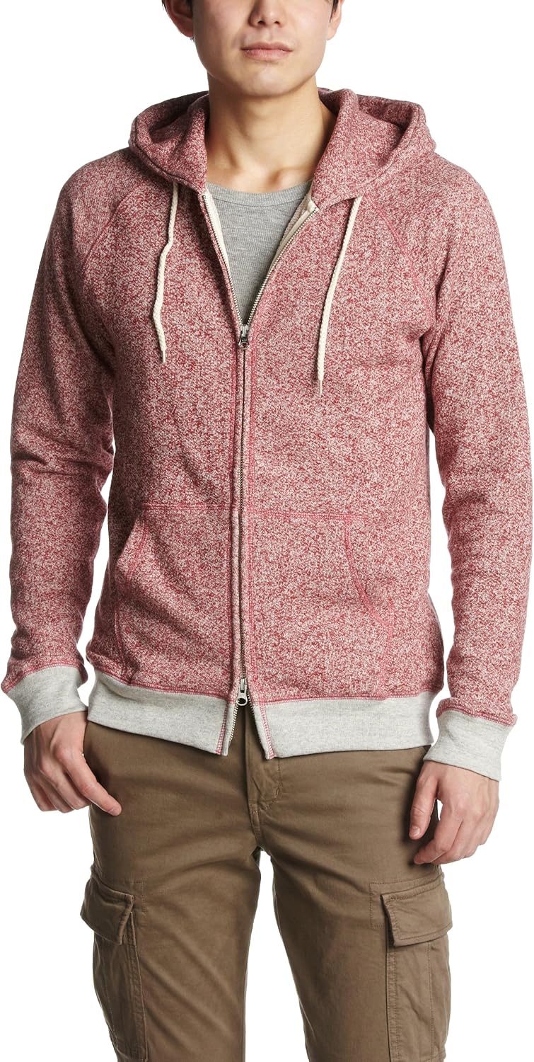 

Толстовка на молнии Chao Panic AB из меланжевой ткани Ciaopanic, красный