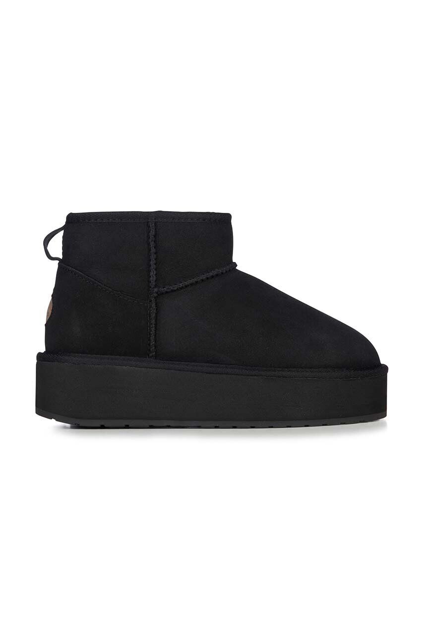 

Замшевые зимние ботинки Emu Australia Stinger Micro Flatform, черный