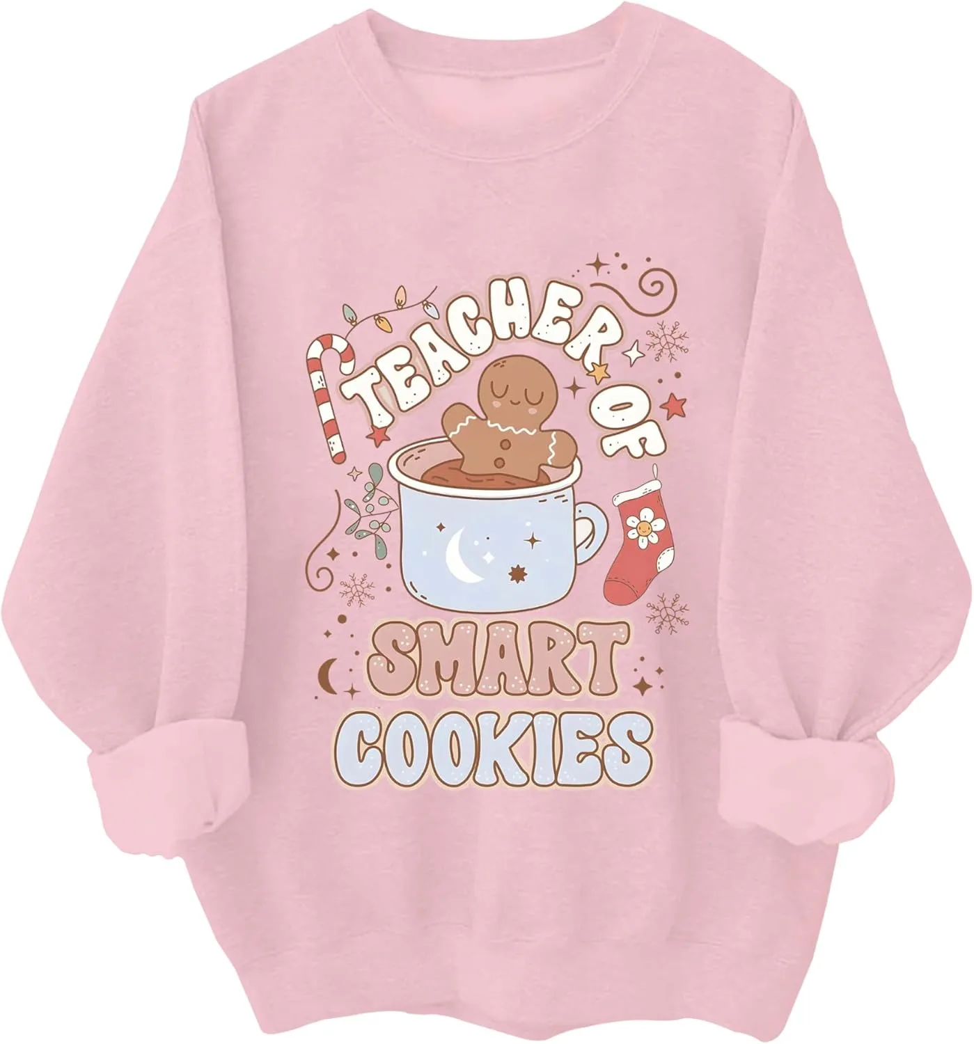 

Толстовка Teacher Of Smart Cookies с рождественским принтом Relliot