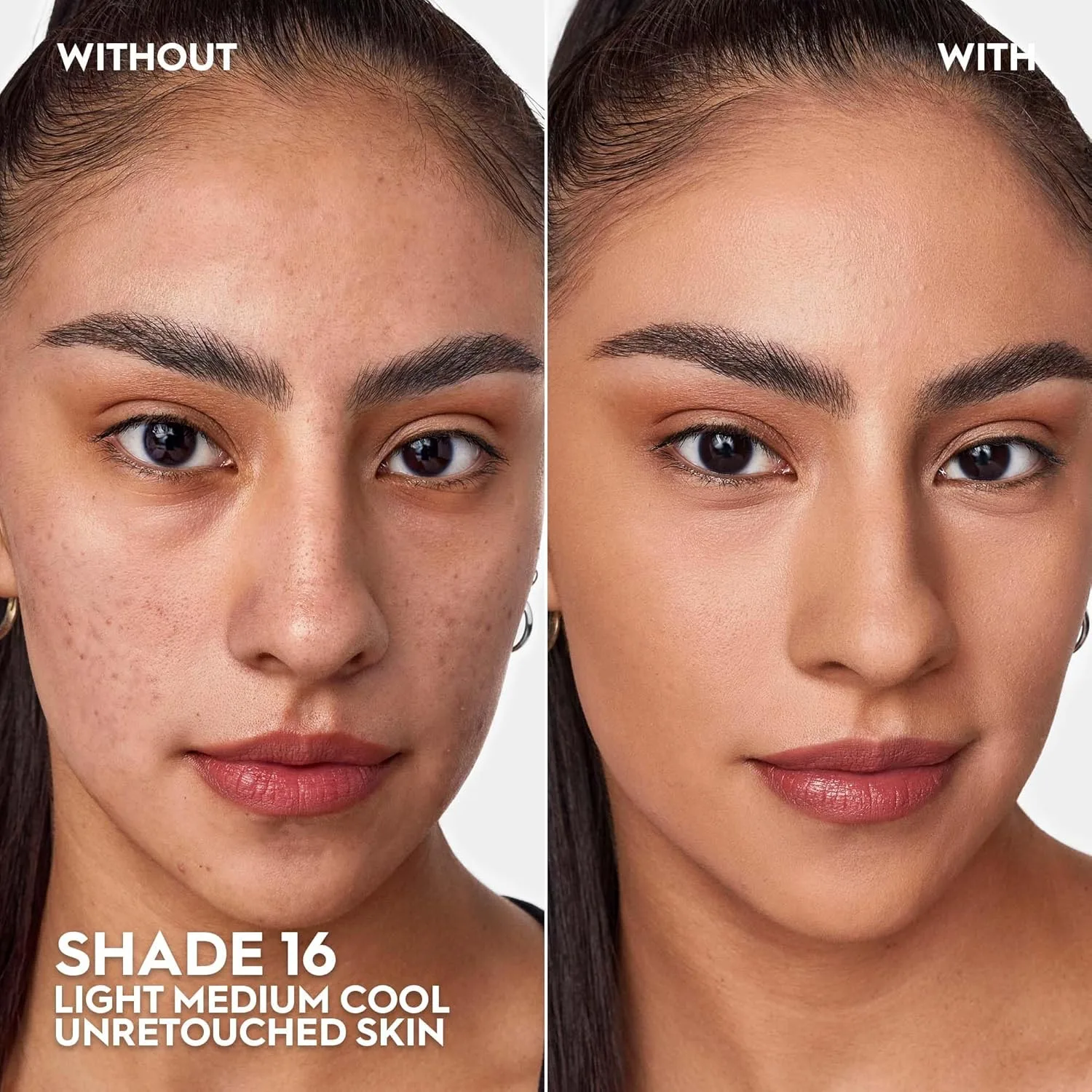 Urban Decay Face Bond Waterproof Foundation, среднее покрытие, натуральный матовый финиш, 3% ниацинамид, самозастывающая, устойчивая к переносу, водостойкая, выравнивает кожу - 30 мл 29,6 мл, Shade 16 (light medium cool) — фото 2