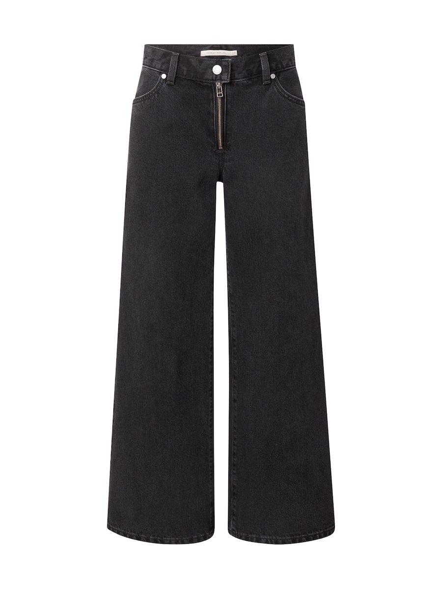 

Джинсы с широкими штанинами LEVI'S 94 Wide Leg Moto, Black Denim