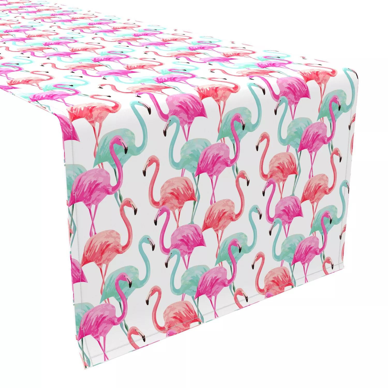 

Дорожка для стола, 100 % хлопок, 16x90 дюймов Flamingo Beach