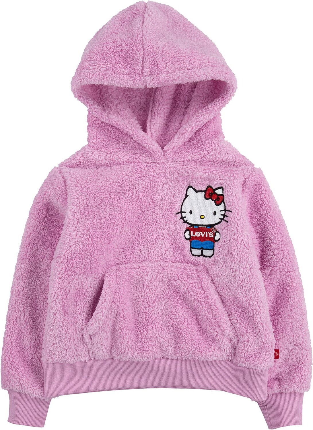 

Худи Levi'S Hello Kitty Sherpa Hoodie, цвет Pink Lavender