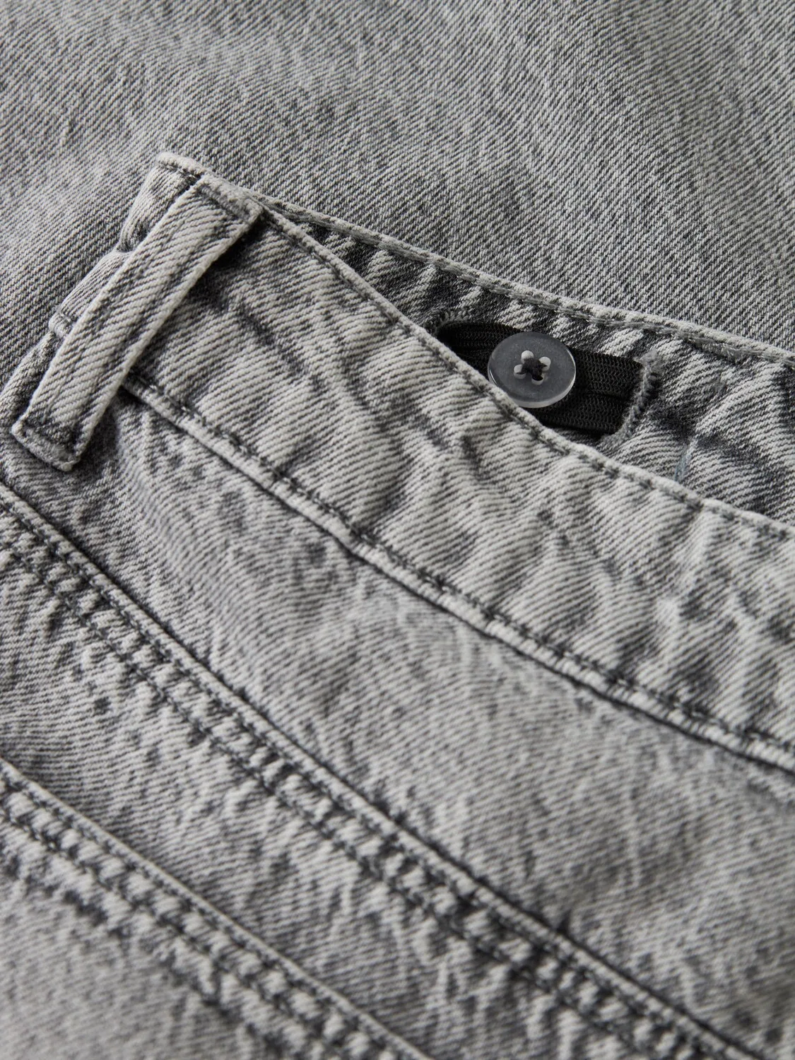 Джинсы loose fit, Name it, light grey denim — фото 4