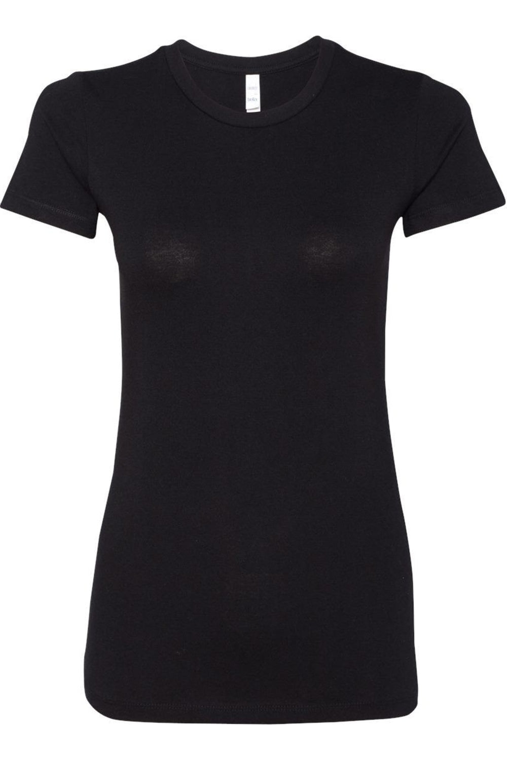

Женская облегающая футболка BELLA + CANVAS, цвет solid black blend