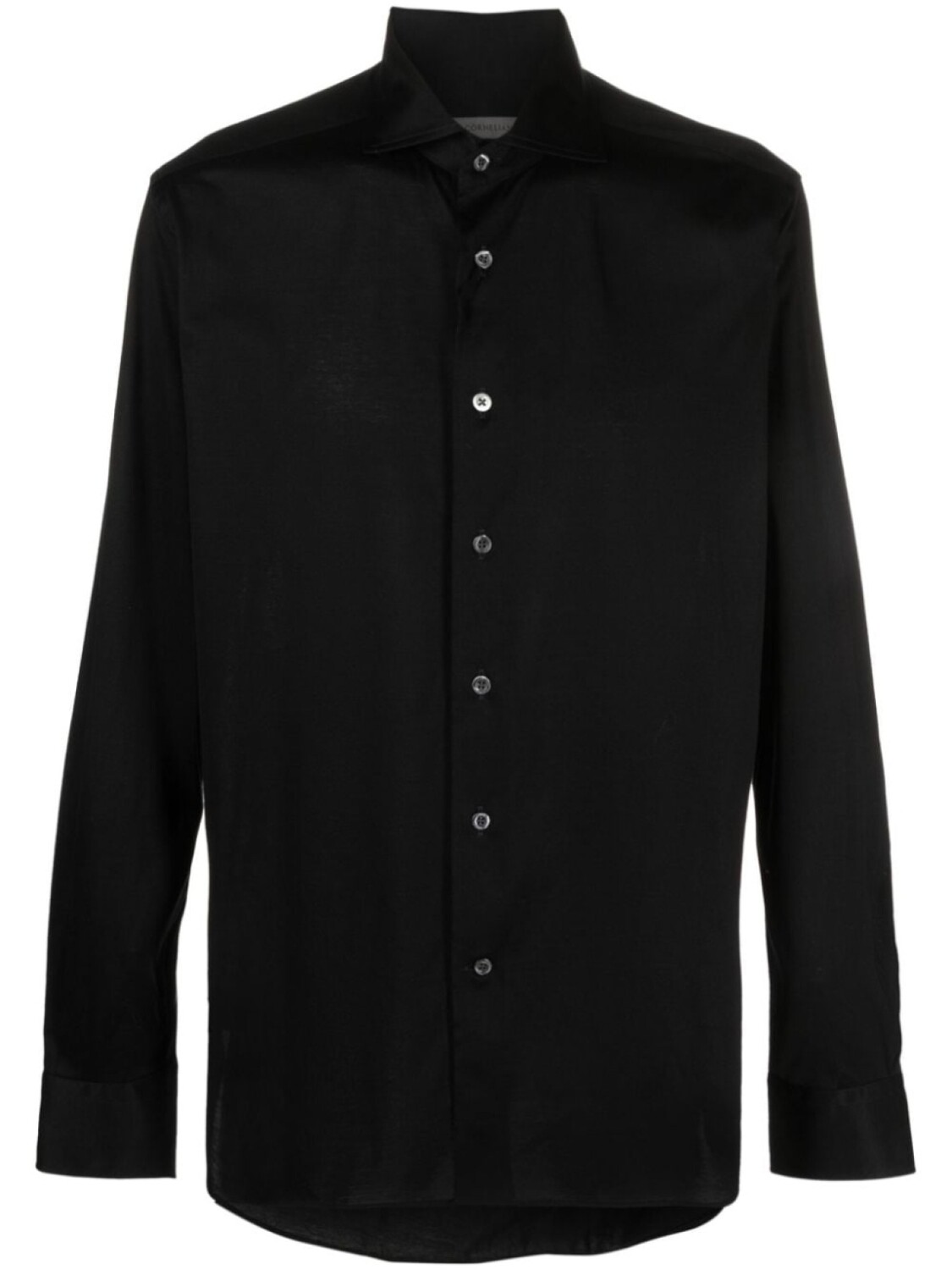 

Corneliani рубашка с классическим воротником, черный