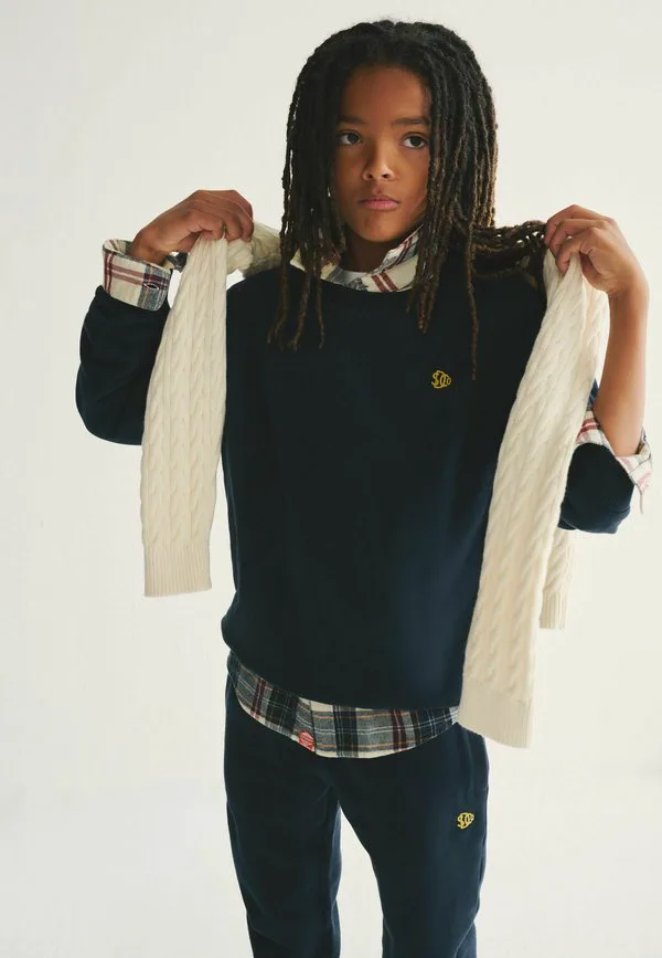 Спортивный костюм стандартного кроя Superdry & Co, Navy Yellow — фото 4