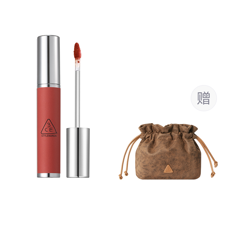 3CE Бальзам для губ Milk Lip Mud Rust Brown Brownie с мягким матовым покрытием, легко наносится и долго держится — фото 4