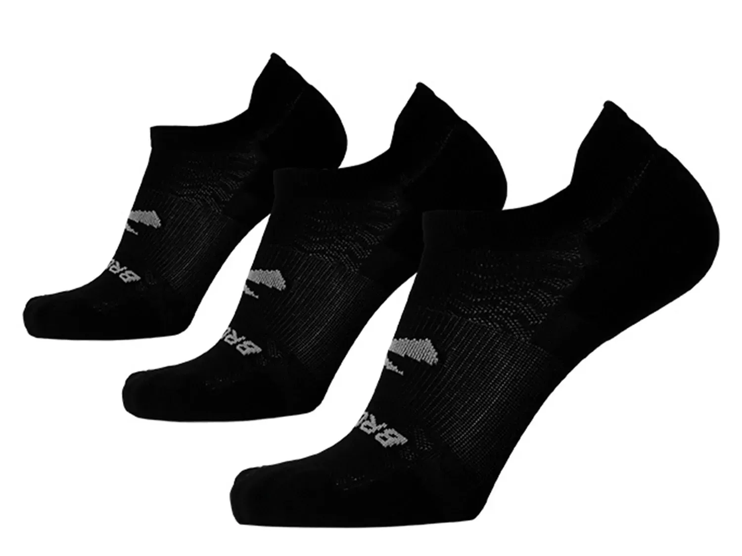 

Носки Brooks Run-In No Show - 3 шт., черные