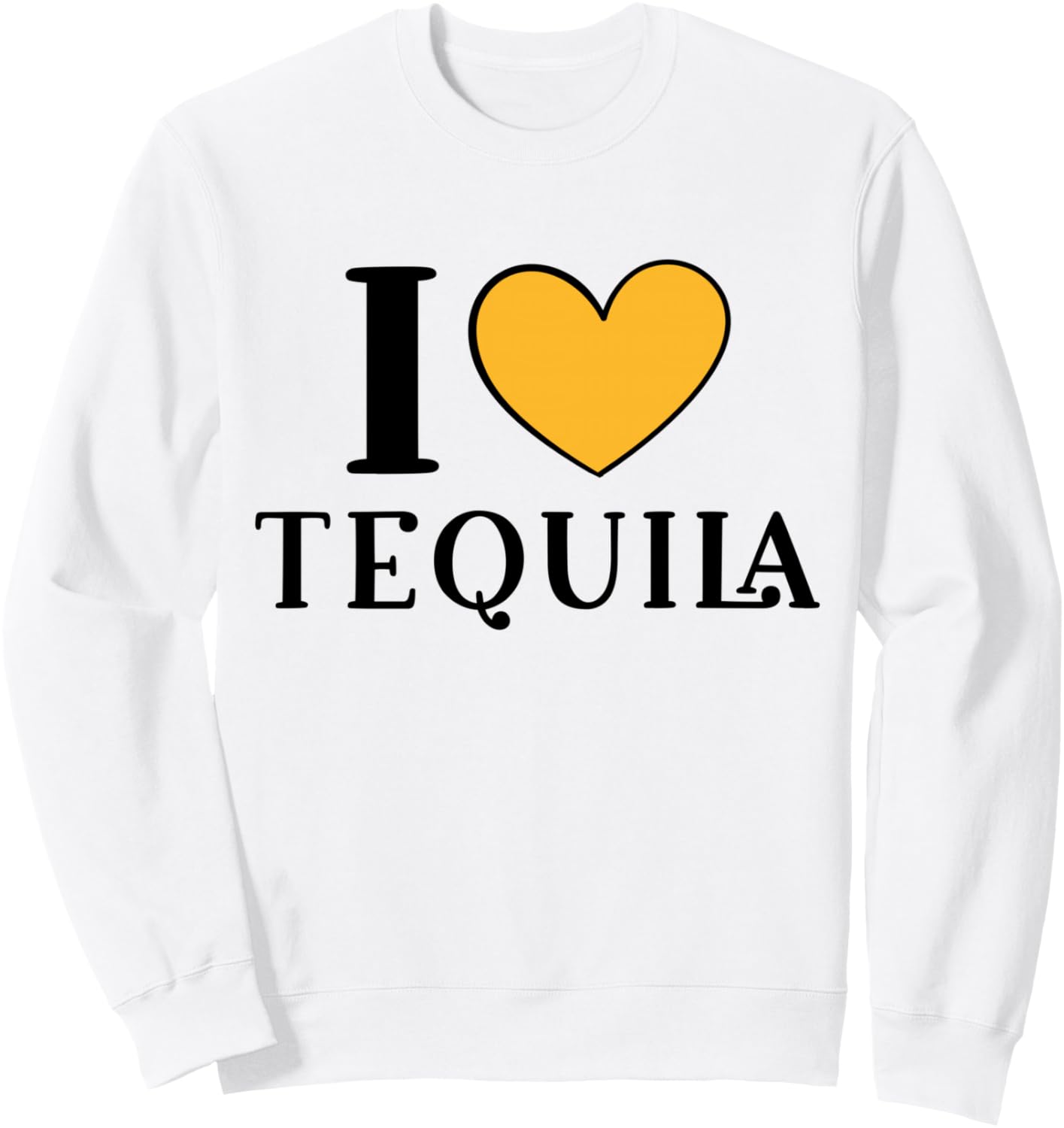 

Толстовка с надписью «Я люблю текилу» Love Tequila, белый