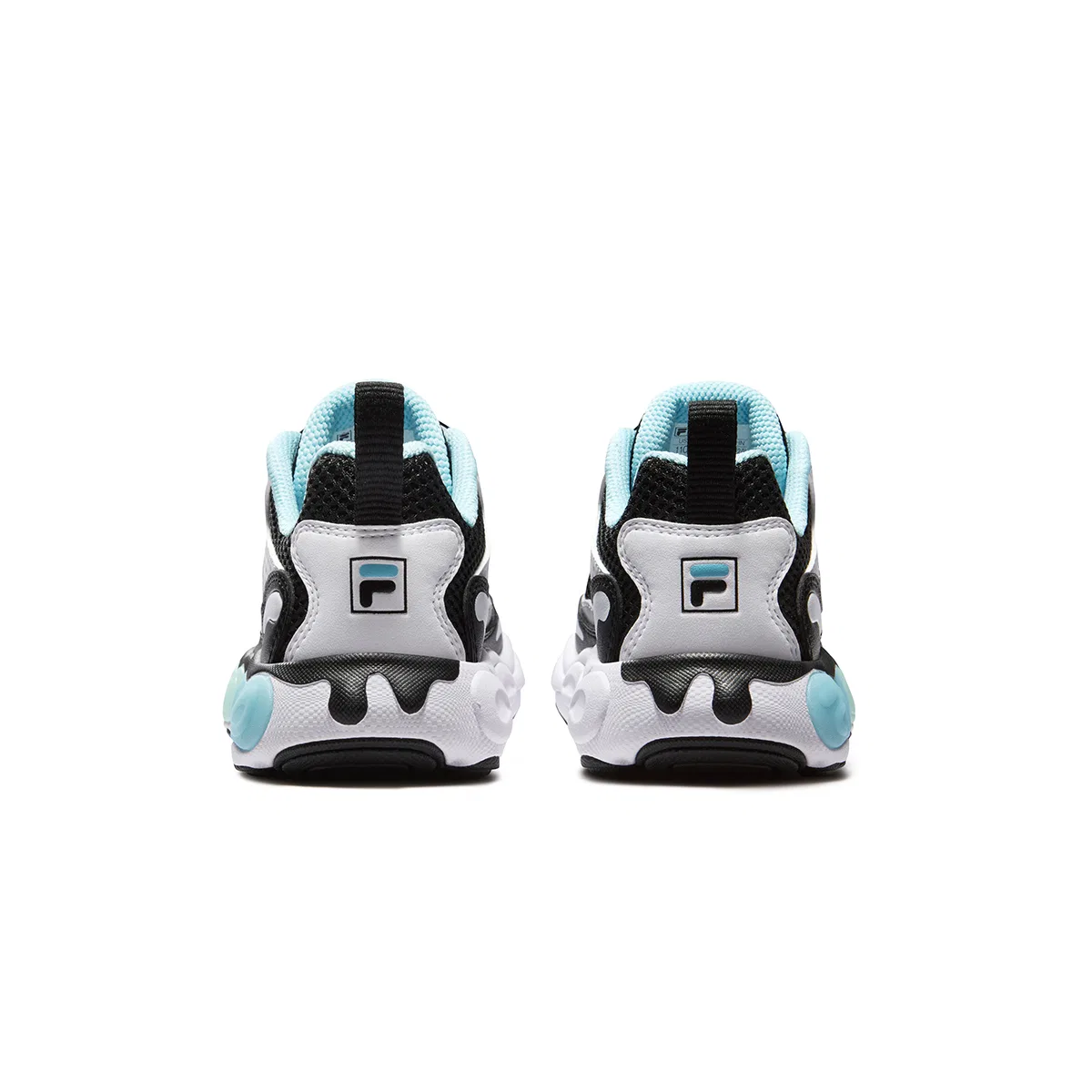 Кроссовки детские Heritage FHT FILA KIDS черно-белые — фото 3
