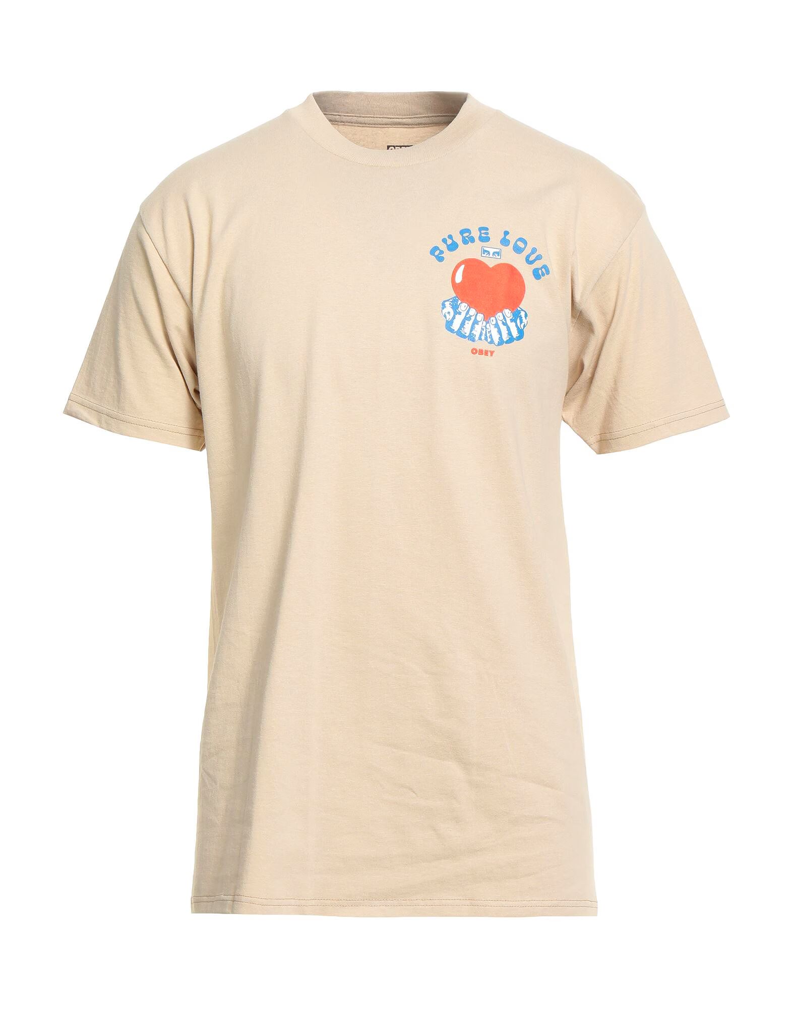 

Футболка Obey, бежевый