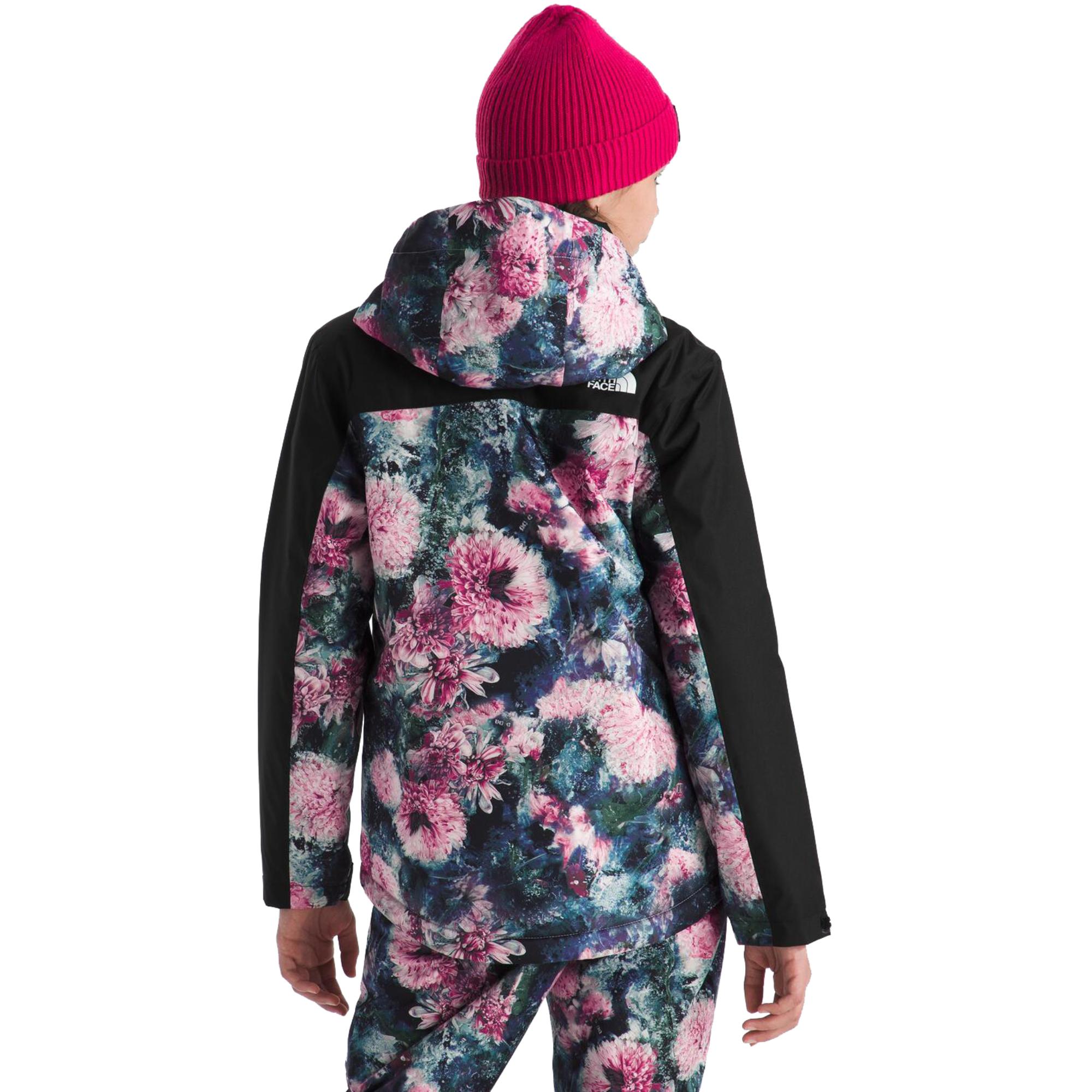 Утепленная куртка Freedom Print для девочек The North Face, Pale Blossom Frozen Floral Print — фото 3