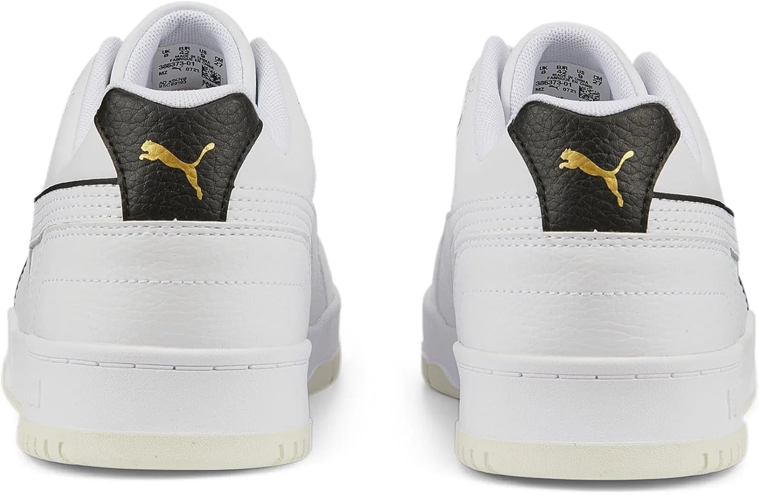 Кроссовки RBD Game Low Track Shoe PUMA, Puma White Puma Black Puma Team Gold — фото 3
