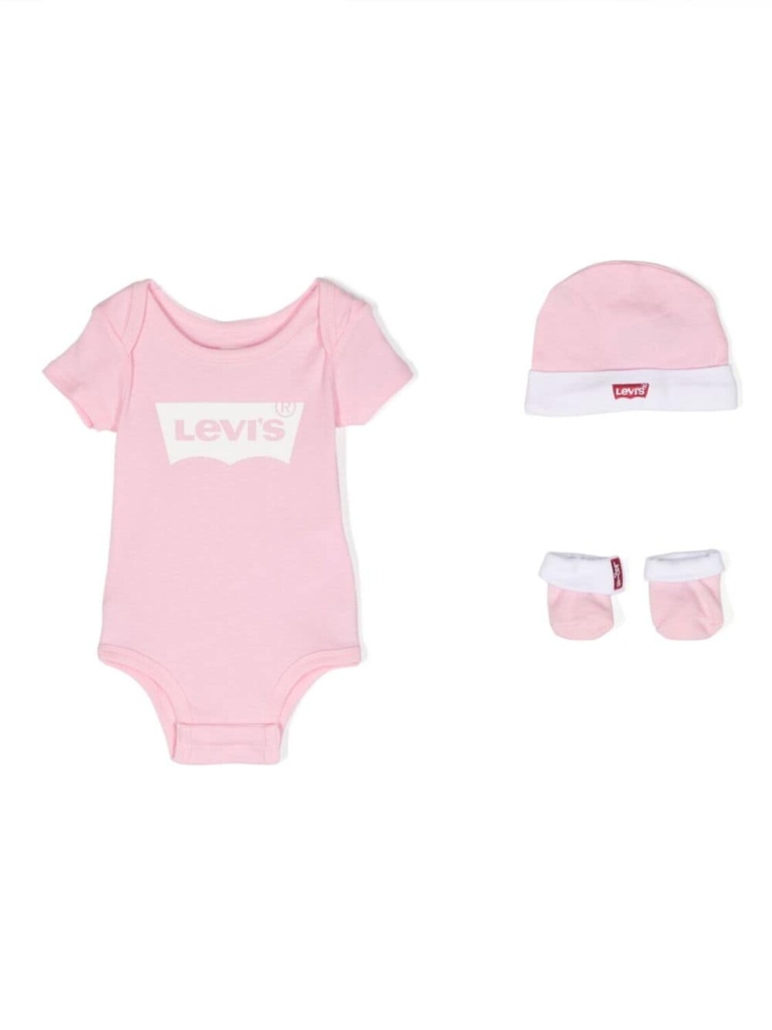 

Levi's Kids комплект для новорожденного с логотипом, розовый