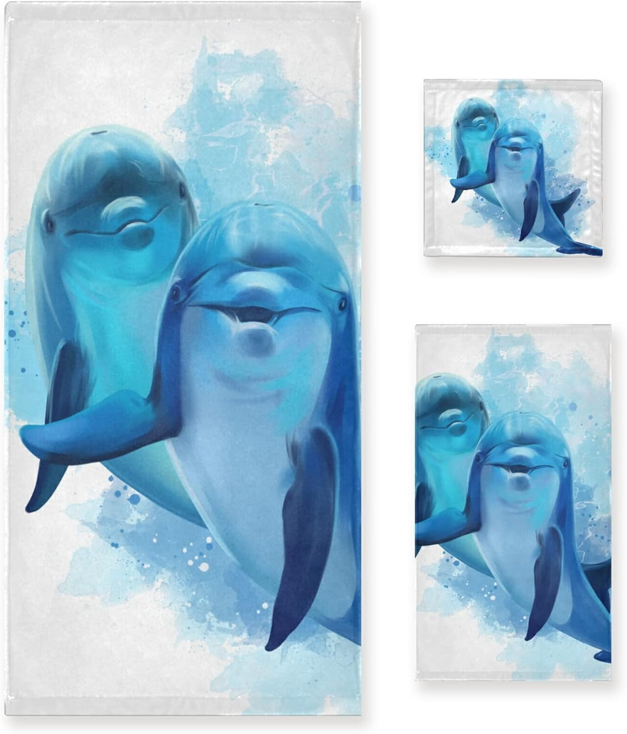 

Наборы полотенец Dreamstime, белый / серый