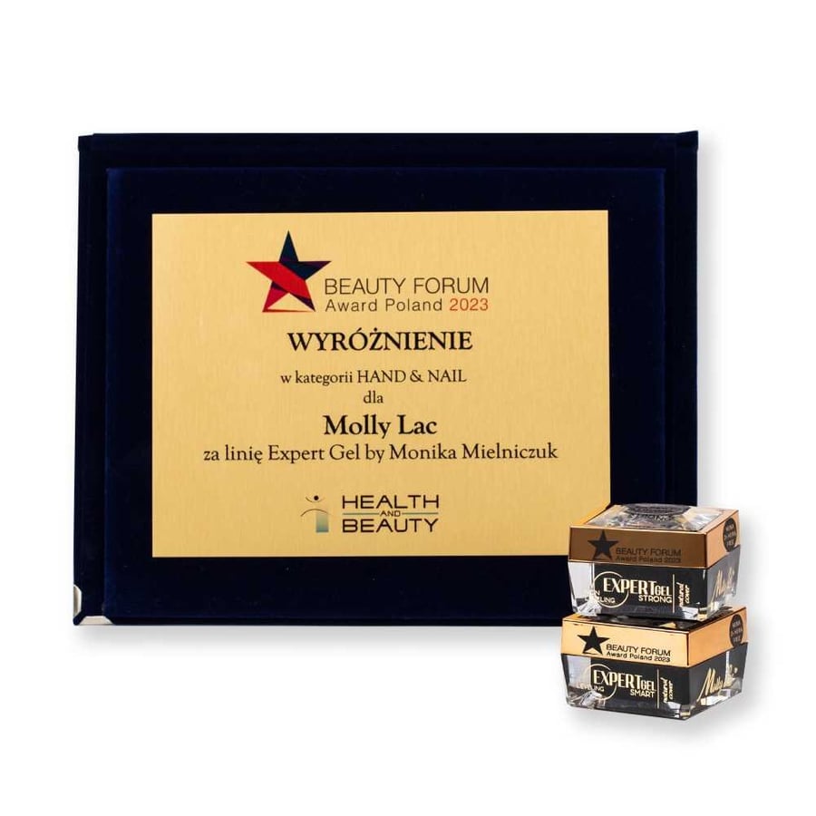 Expert Gel Strong натуральный гель для наращивания ногтей от Monika Mielniczuk MollyLac без HEMA/Di-HEMA 15 г — фото 3