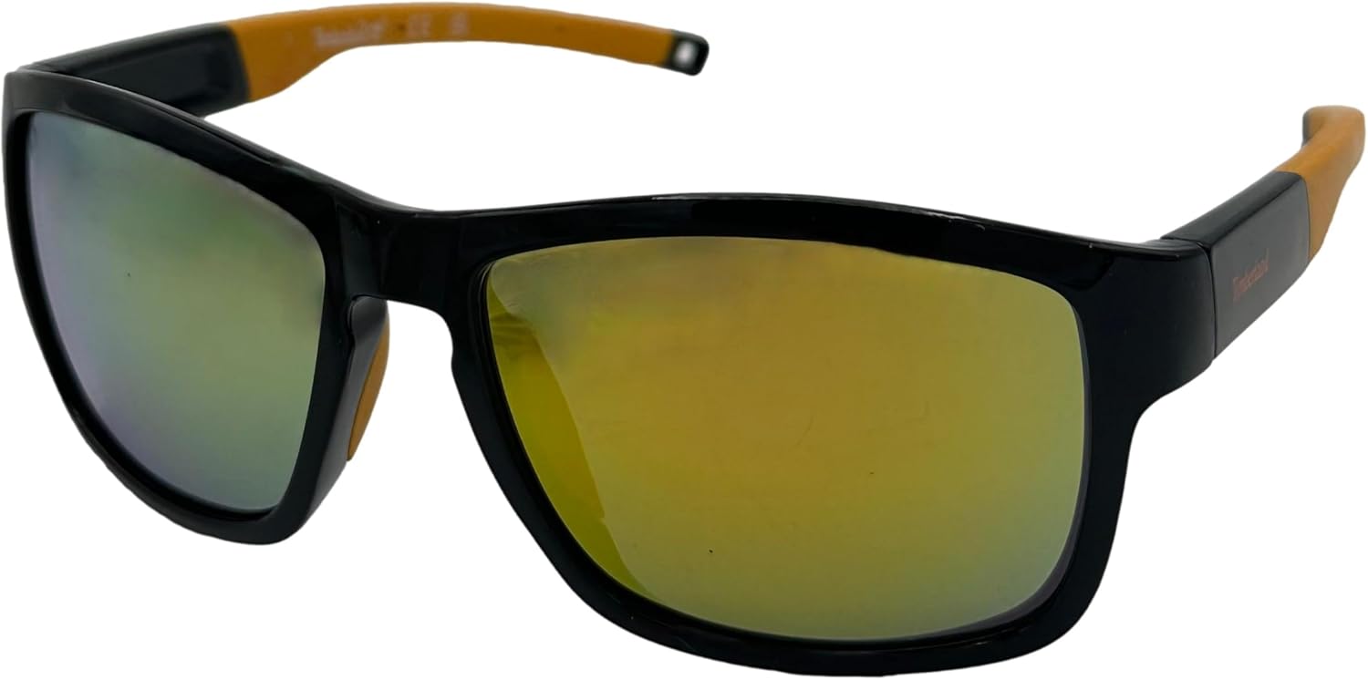 

Солнцезащитные очки Timberland для мужчин, матовый черный пластик, зеркальные линзы TB7274. 1B