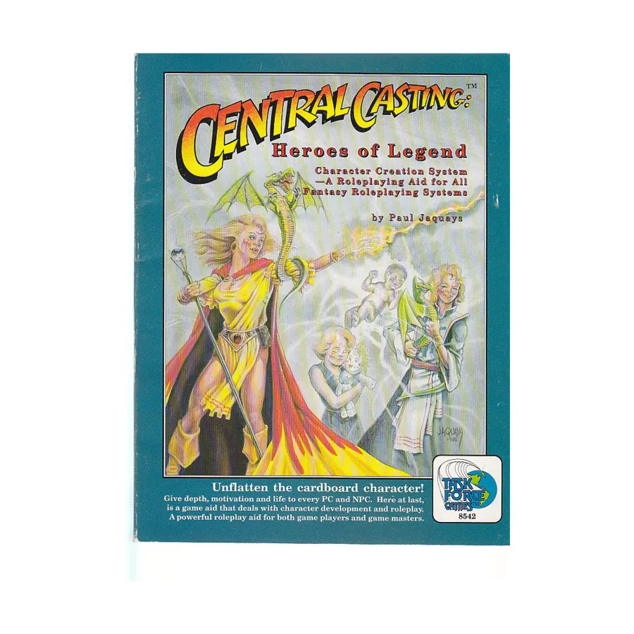 

Heroes of Legend (1st Edition), Central Casting, мягкая обложка