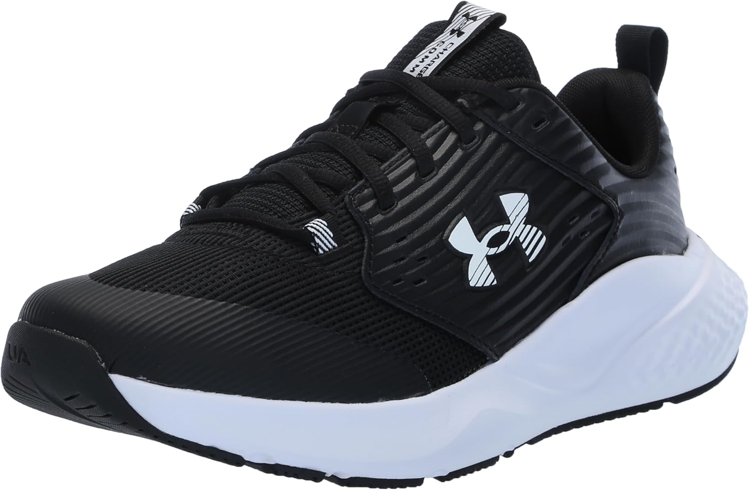 

Under Armour мужские кроссовки Charged Commit Trainer 4 4e, (001) Black/White/White