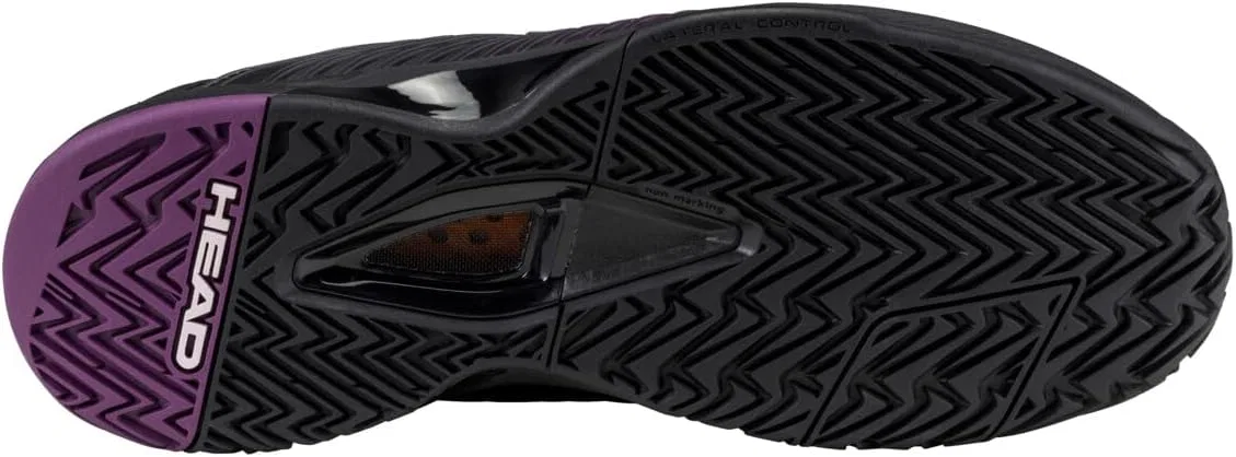 Кроссовки теннисные HEAD Revolt Pro 4.5, Black/Plum — фото 2