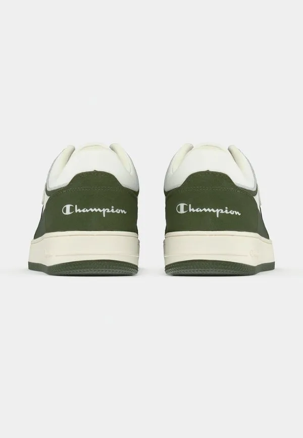 Низкие баскетбольные кроссовки rd18 Champion, White/Olive Green/Natural — фото 4