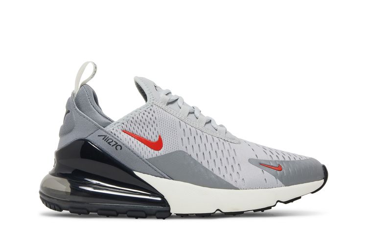 

Кроссовки Air Max 270 'Grey Fog Team Orange', серый