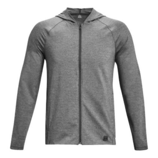 

Куртка meridian full-zip jacket 'grey' Under Armour, серый