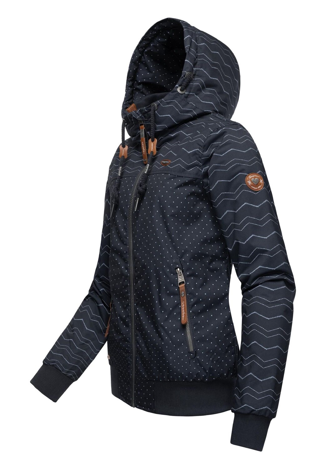 

Зимняя куртка Nuggie Zig Zag Intl Ragwear, темно-синий