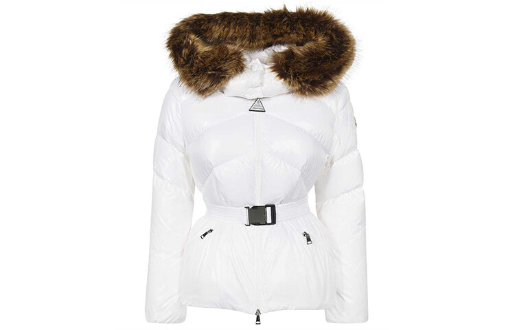 

Пуховик женский белый Moncler